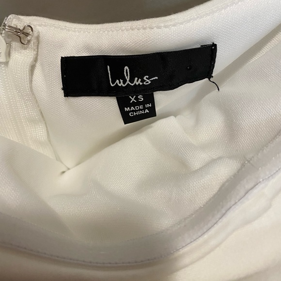 Lulus White Strapless Dress - Picture 4 of 4